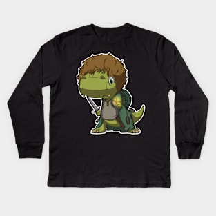 Dino Wise Kids Long Sleeve T-Shirt